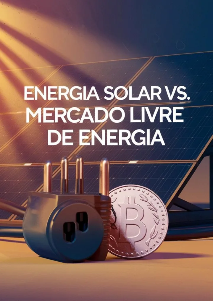 Capa do e-book Energia Solar versus Mercado Livre de Energia